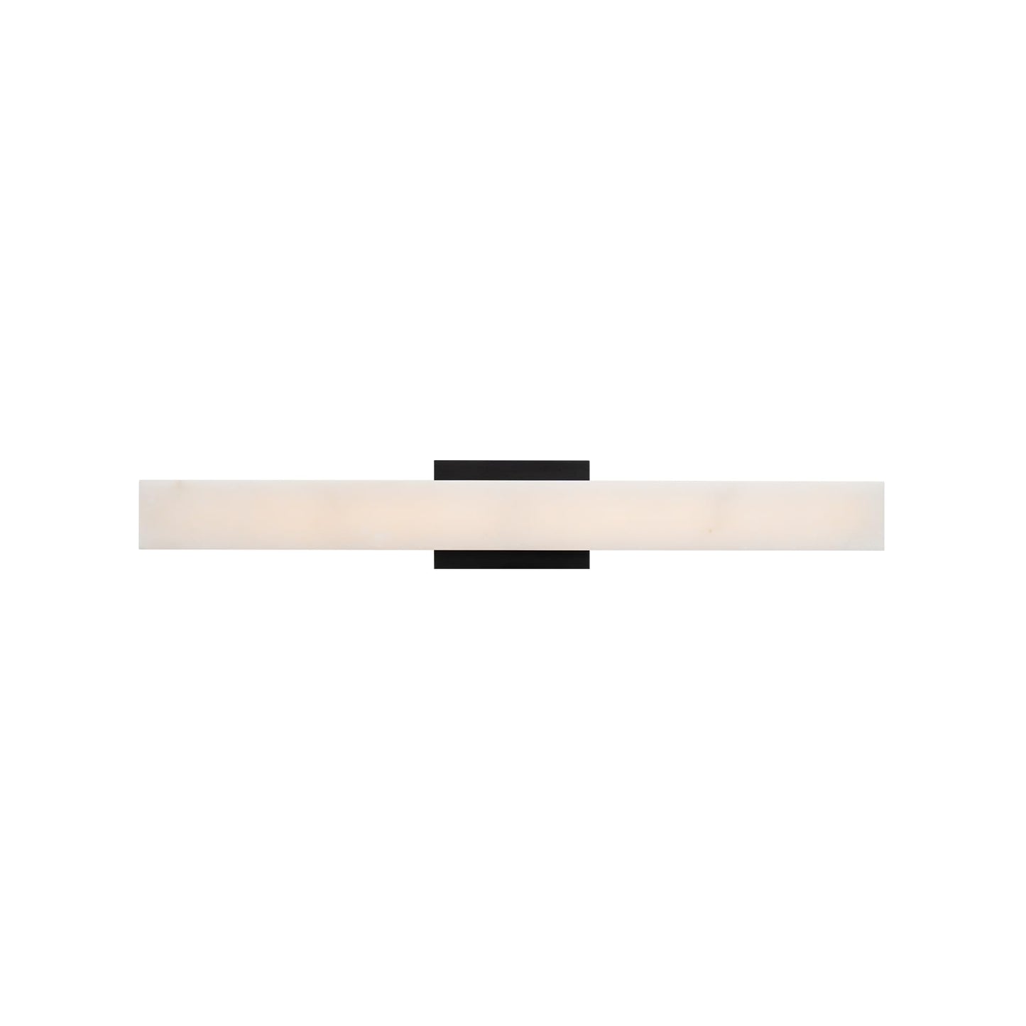 White Smoke Modern Forms Lanza 27in LED Bath Vanity & Wall Light 3000K in Black