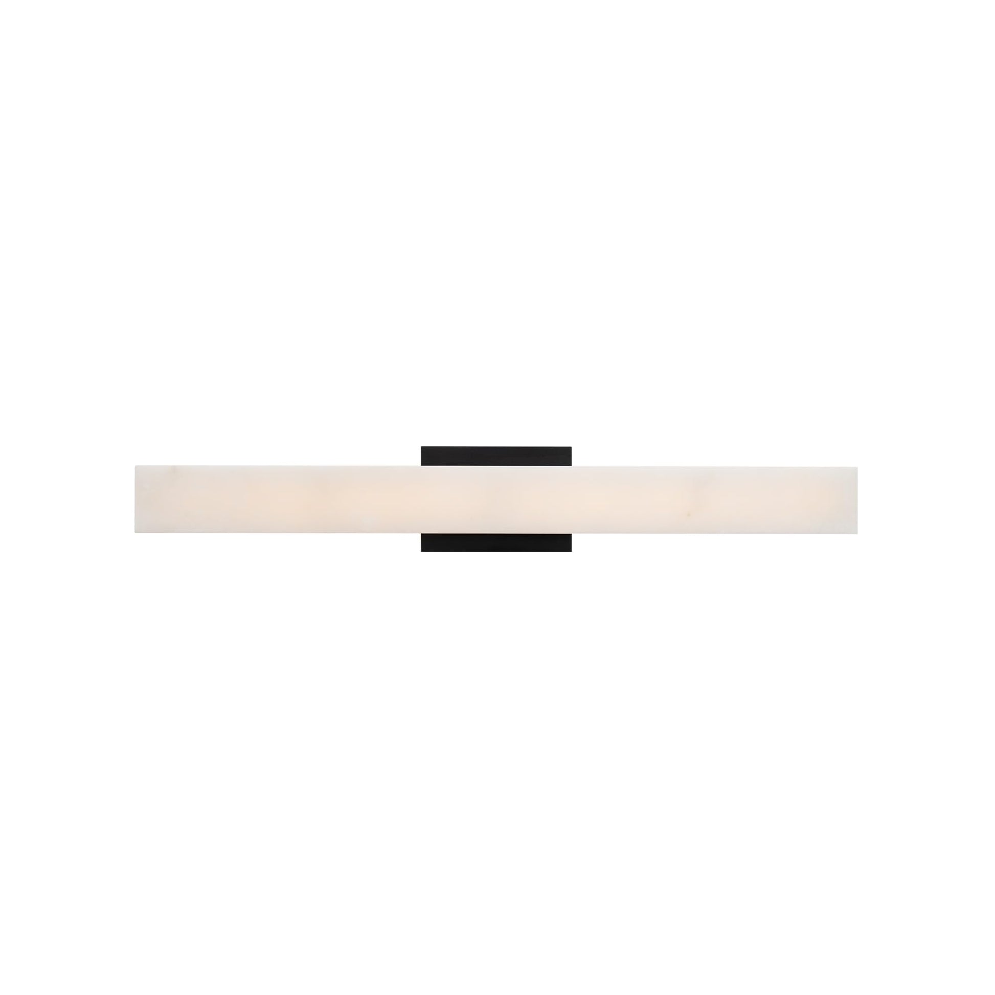 White Smoke Modern Forms Lanza 27in LED Bath Vanity & Wall Light 3000K in Black