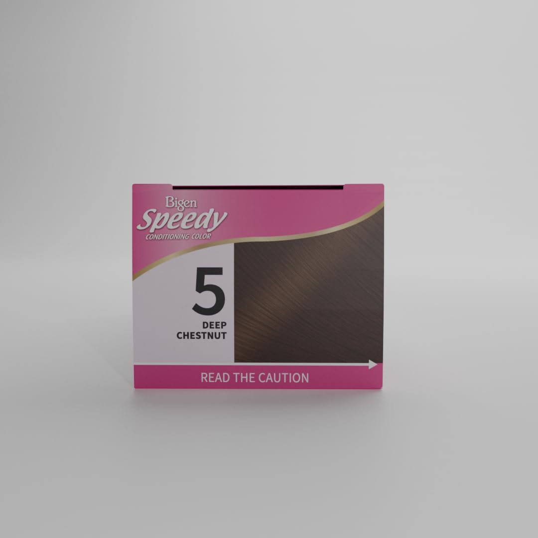 Gray Bigen Speedy Conditioning Color Refill: 5 Deep Chestnut - 3 Pack