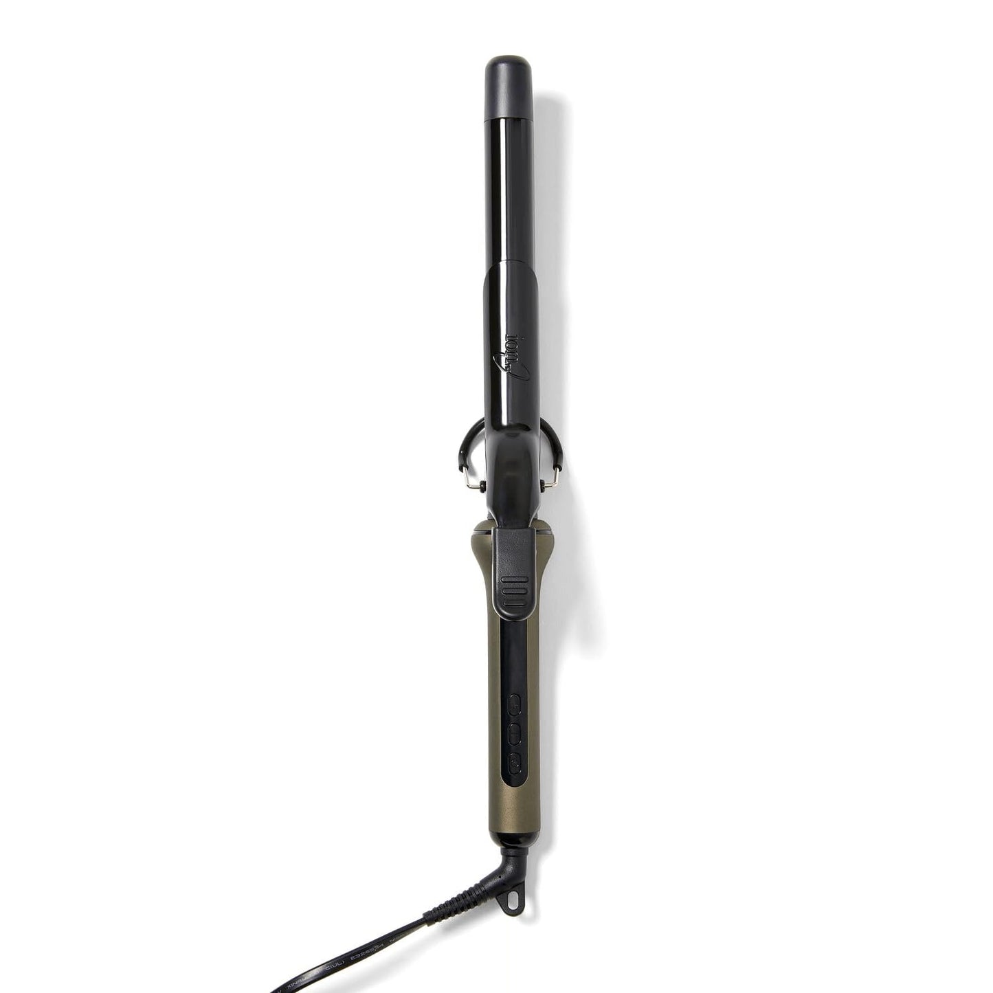 White Smoke Ion Extra Long Barrel Curling Iron, 1" Diameter, XL Length for Long Hair, LongLasting Curls, Auto ShutOff with Adjustable Heat Settings
