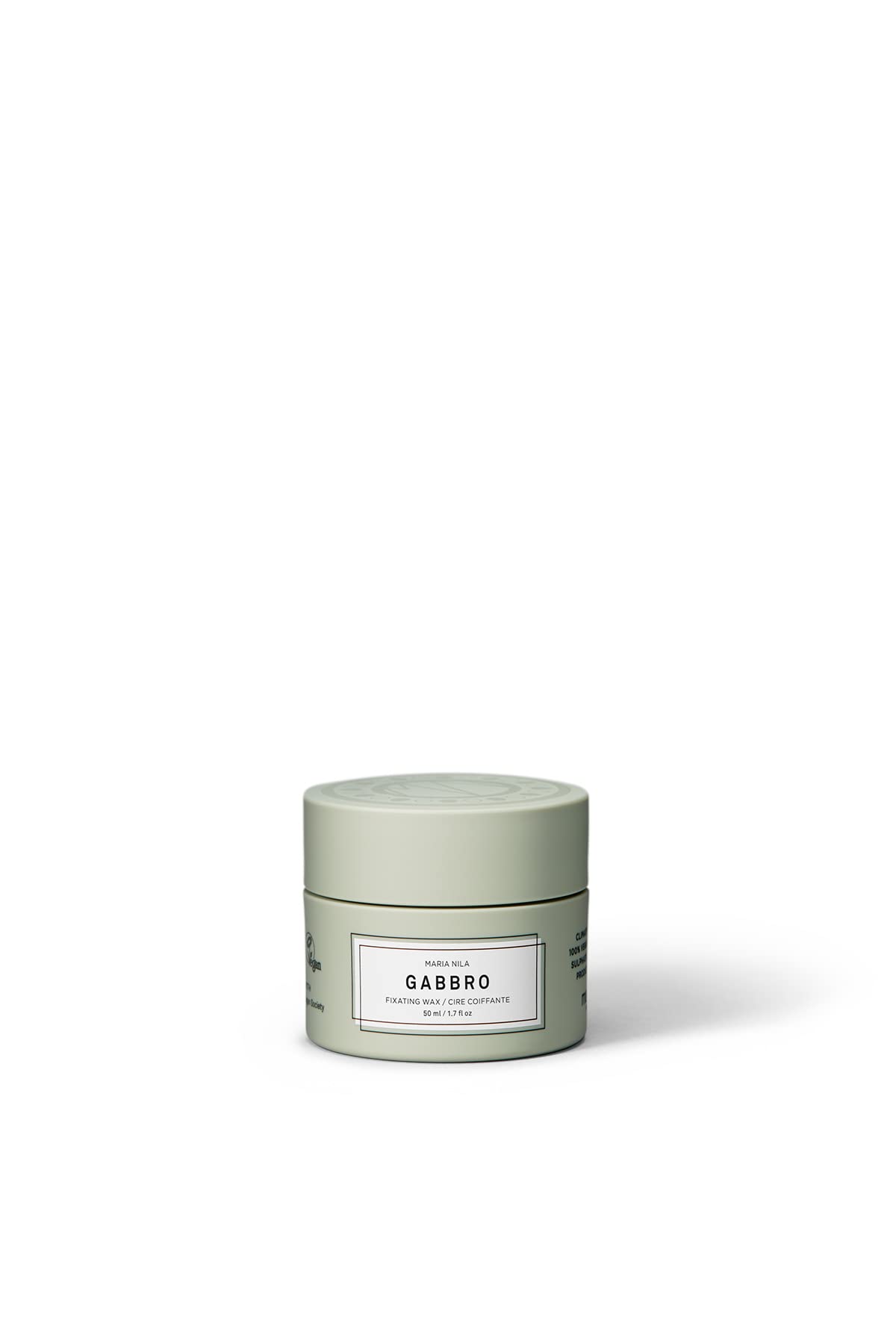 White Smoke Maria Nila Minerals Gabbro, 1.7 Fl Oz / 50 ml, Hold 4/5, For Short Hairstyles, Quick-drying & Strong Firmness, 100% Vegan & Sulfate/Paraben free