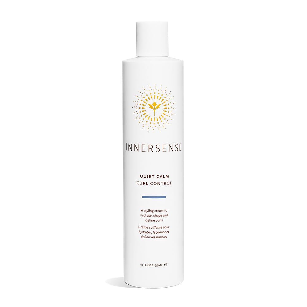 White Smoke INNERSENSE Organic Beauty - Natural Quiet Calm Curl Control | Non-Toxic, Cruelty-Free, Clean Haircare (Full Size, 10 fl oz | 295 ml)