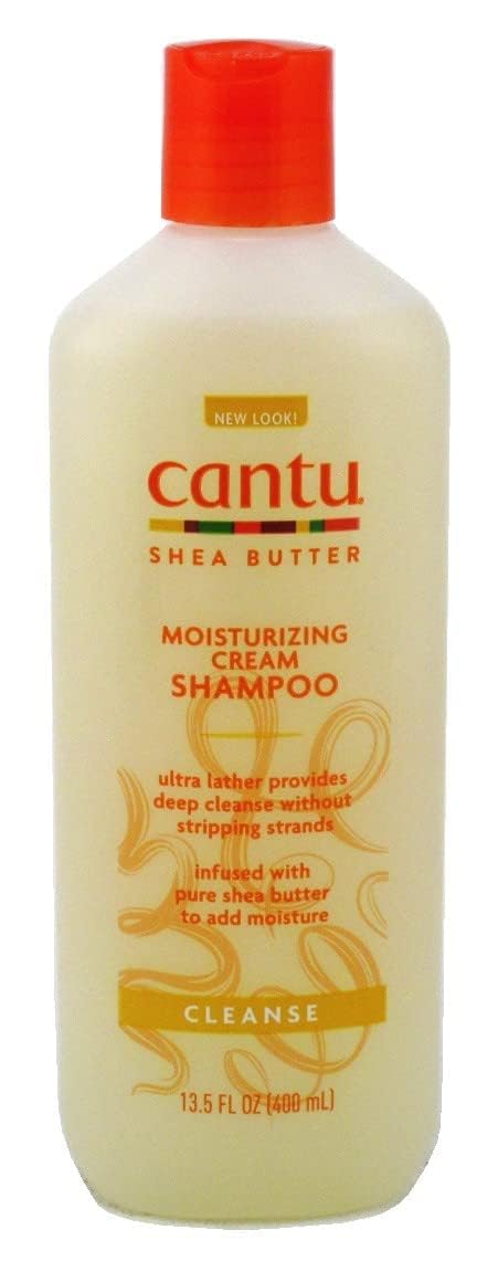 White Smoke Cantu Shea Butter Shampoo Moisturizing Cream 13.5 Ounce (Pack of 2)