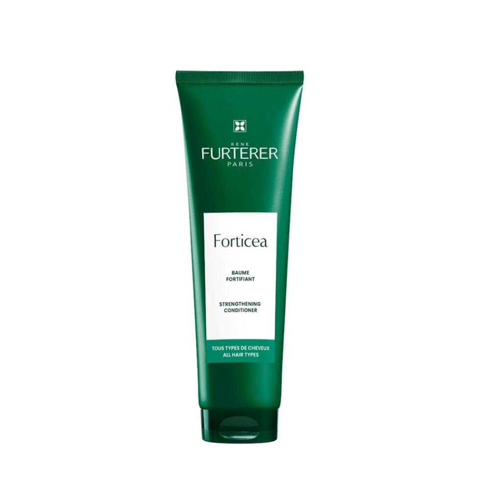 White Smoke Rene Furterer Forticea Strengthening Conditioner - Fortify Hair and Prevent Breakage with Rosemary Oil and Guarana Extract - Gentle, Daily Use Formula - Silicone, Sulfate, Paraben-Free - 5 fl. oz.