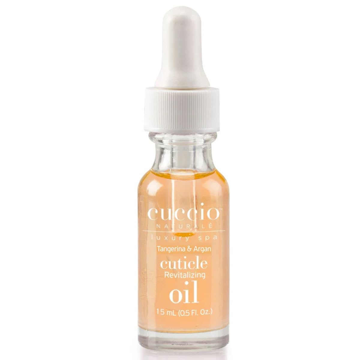 White Smoke Cuccio Naturale Revitalizing Cuticle Oil – Tangerina & Argan (0.50 oz) – Hydrating Nourishing Treatment for Dry, Brittle Cuticles, Vitamin-Enriched, Fast-Absorbing, Non-Greasy Formula