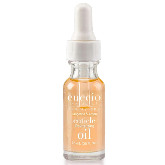 White Smoke Cuccio Naturale Revitalizing Cuticle Oil – Tangerina & Argan (0.50 oz) – Hydrating Nourishing Treatment for Dry, Brittle Cuticles, Vitamin-Enriched, Fast-Absorbing, Non-Greasy Formula