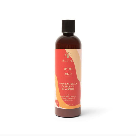 White Smoke As I Am Jamaican Black Castor Oil Shampoo, 355ml
