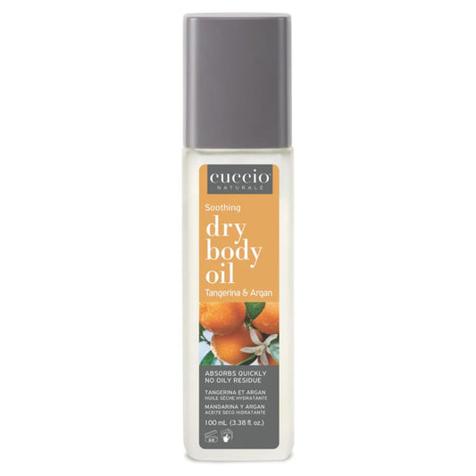 Dim Gray Cuccio Naturale Hydrating Dry Body Oil - Tangerine & Argan - Lightweight Non-Greasy Moisturizer for Soft, Nourished Skin, 3.38 fl oz