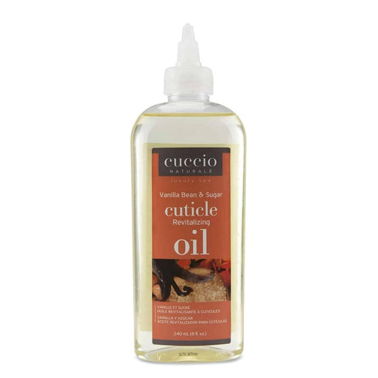 White Smoke Cuccio Naturale Vanilla Bean & Sugar Cuticle Revitalizing Oil, 8 oz, Lightweight Moisturizing Treatment