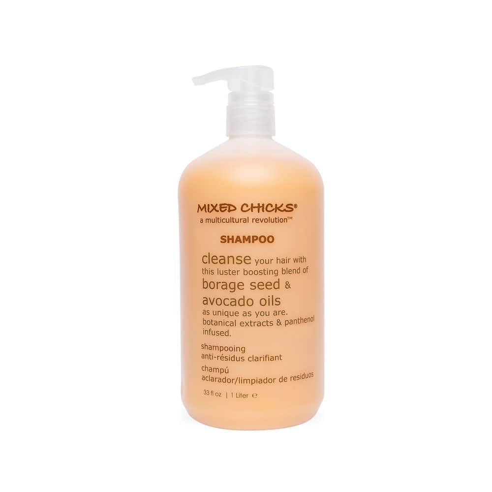 White Smoke Mixed Chicks Gentle Clarifying Shampoo Detangling Deep Conditioner, 33 fl. oz Each