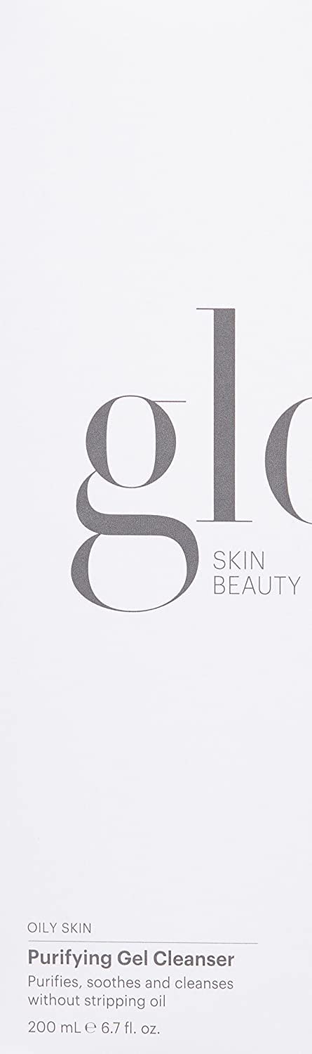 White Smoke Glo Skin Beauty Purifying Gel Cleanser 6.7 Fl Oz – Salicylic Acid Face Wash with Niacinamide, Gel Face Cleanser for Oil & Combination Skin, Exfoliating Facial Cleanser to Clear Pores & Balance Oil
