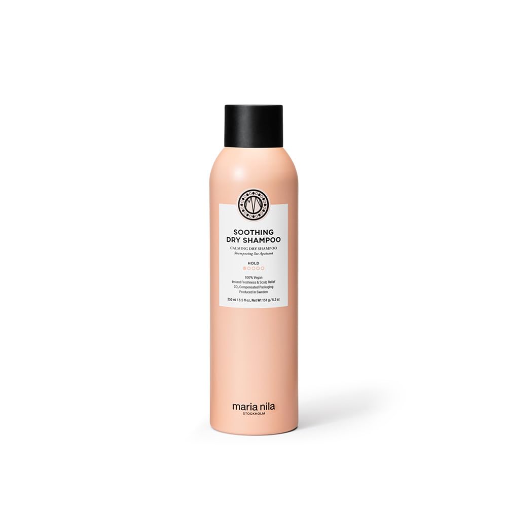 White Smoke Maria Nila, Soothing Dry Shampoo, Hold 1/5, Freshens up Greasy Hair & Soothing for Scalp, 100% Vegan & Sulfate/Paraben free, 6.9 Fl Oz