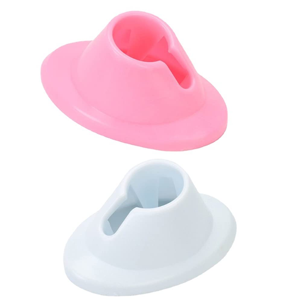 White Smoke SUKPSY 4 Pcs Soft Rubber Nail Polish Bottle Holder Anti-spill Bottle Stand Manicure Display Tools Nail Art Supplies for Nail Organizer Display
