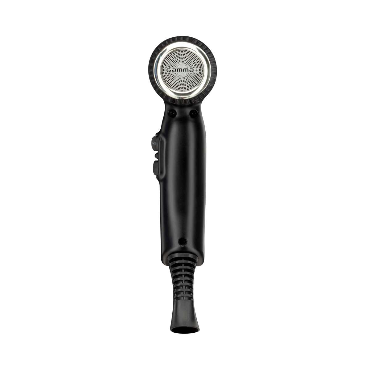 White Smoke GAMMA+ Hybrid Professional Hair Dryer Lightweight, Ionic Technology, Low Noise with 2 Nozzles and Diffuser (Black)