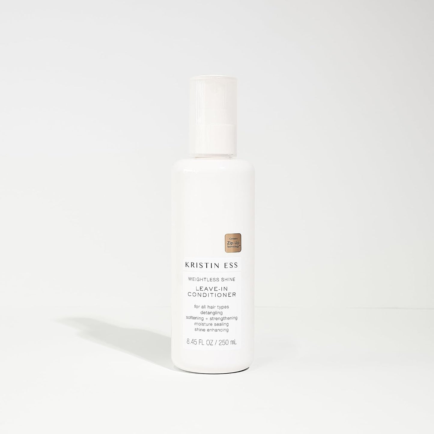White Smoke Kristin Ess Hair Hydrating Salon Leave In Conditioner Spray for Strength + Shine - Lightweight Anti Frizz Detangler for Women - Sulfate Free + Color Safe - Castor Oil Moisture Bond Repair Spray