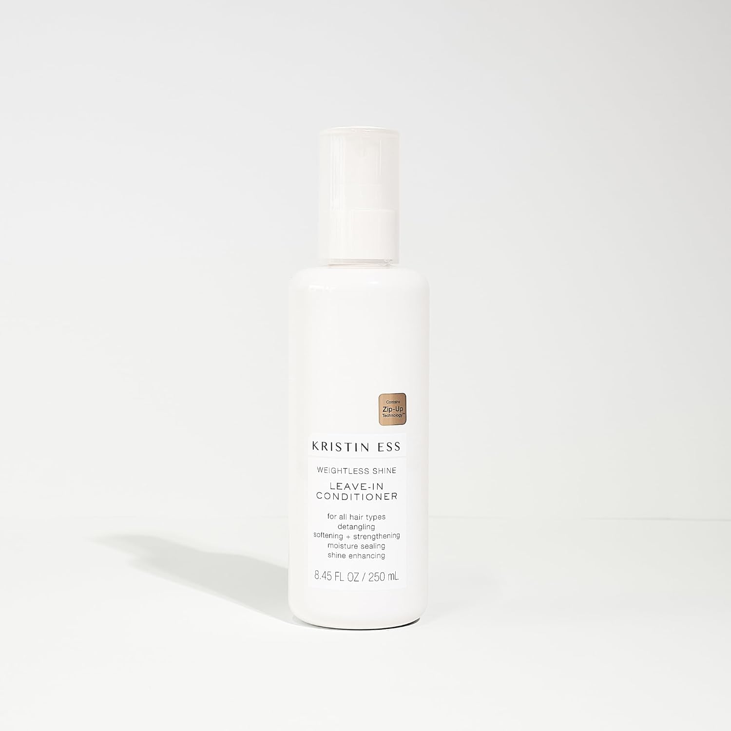 White Smoke Kristin Ess Hair Hydrating Salon Leave In Conditioner Spray for Strength + Shine - Lightweight Anti Frizz Detangler for Women - Sulfate Free + Color Safe - Castor Oil Moisture Bond Repair Spray