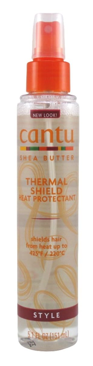 Rosy Brown Cantu Shea Butter Thermal Shield Heat Protectant 5.1 Ounce (Pack of 2)