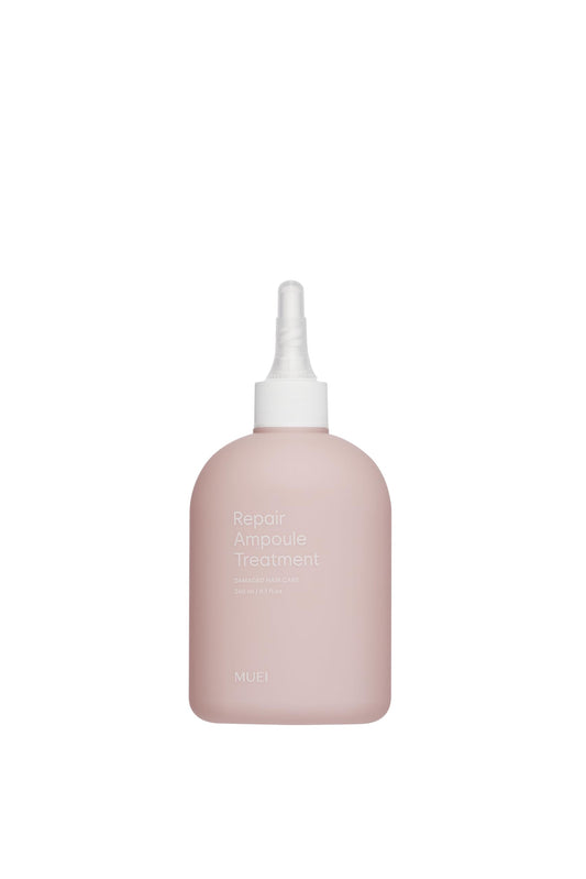 White Smoke MUEI Repair Ampoule Treatment - Korean Hair care with Self Hair Salon Care for Extremely Damaged Hair - a heat effect | Tangleless hair | probarrier ceramide | Protein | Propolis, 8.11 fl.oz
