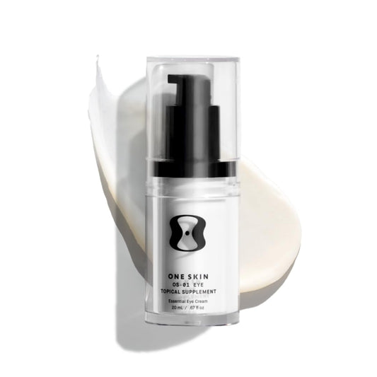 White Smoke oneskin EYE OS-01 Peptide Topical Supplement | Skin Longevity Age Reversal Eye Cream | Safe for Sensitive Skin, Fragrance-Free, 20 mL / 0.67 oz