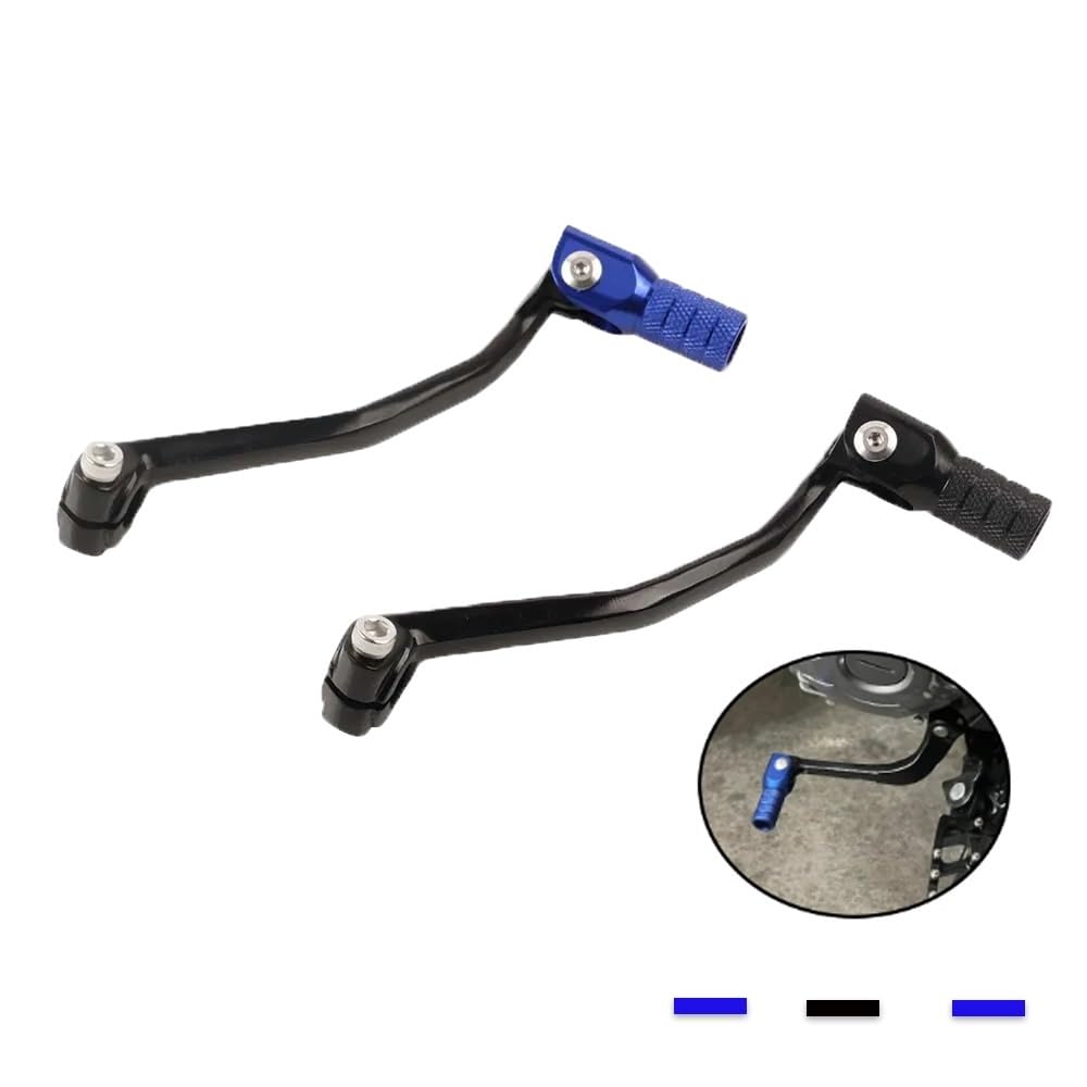 White Smoke Kick Start Lever Motorcycle Folding Gear Shift Lever Foot Shifting Lever Shifter Pedal for DT230 DT 230 for Lanza MT250 MT 250 HJ250H