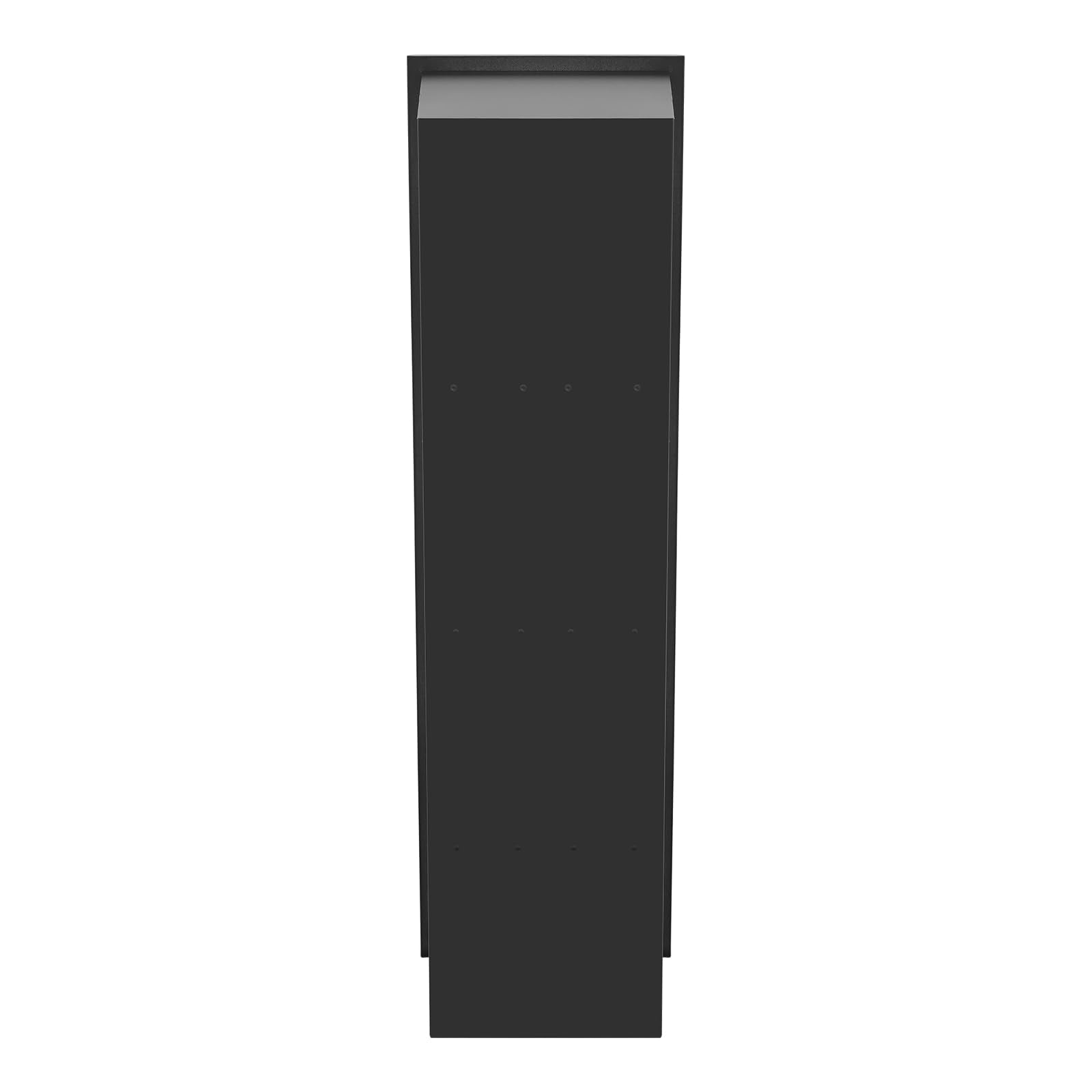 Dark Slate Gray Silencear Stainless Steel Shower Niche, 4 Tier Recessed Bathroom Niche, 6.8 * 4.9 * 24.8in Alcove Toilet Tissue Toiletries Storage Rack, Toilet Paper Holder for Bathroom Hotel (White)