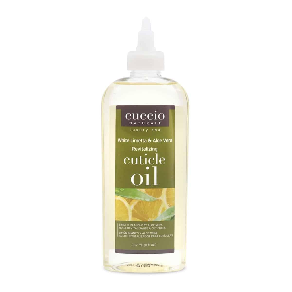 White Smoke Cuccio Naturale Revitalizing Cuticle Oil White Limetta and Aloe Vera 8 fl.oz