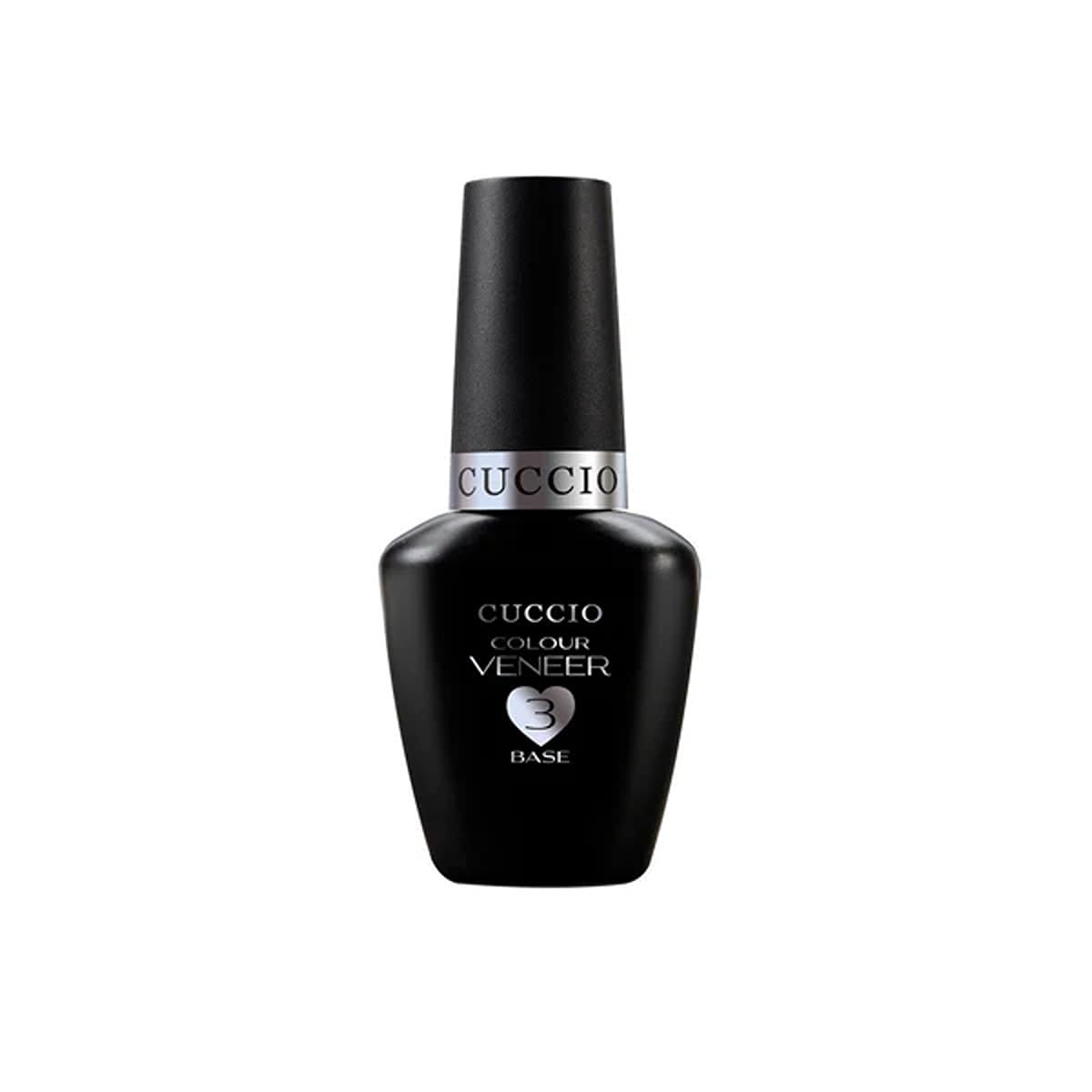 Black Cuccio Veneer Gel Polish Base Coat – Strong Adhesion for Long-Lasting Manicures, Professional Salon Quality, LED and UV Compatible, 0.43 oz