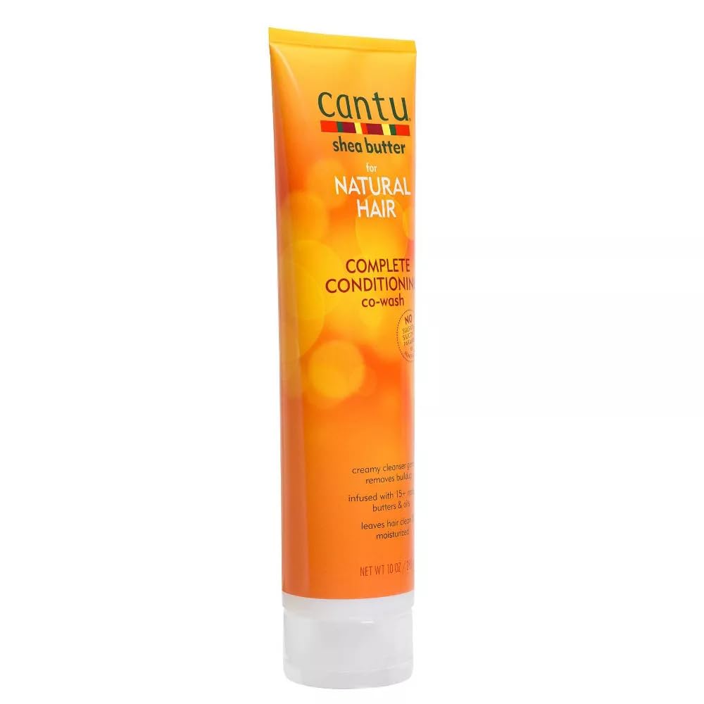 Dark Orange Cantu Shea Butter for Natural Hair Complete Conditioning Co-Wash, 10 Ounce (Pack of 3)