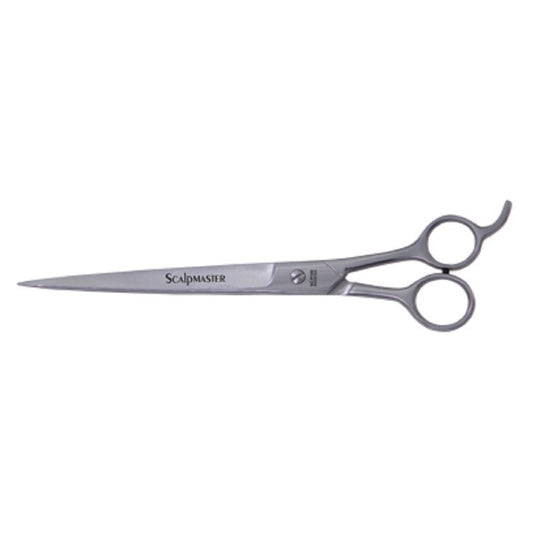 White Smoke Burmax Scalpmaster Barber Extra Long Ice-Tempered Shear, 10 Inch
