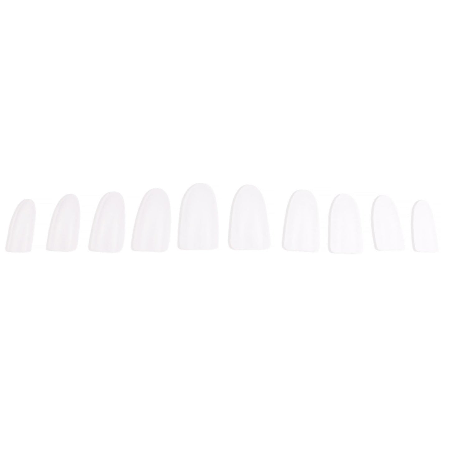 White Smoke Cuccio Long and Luxurious Full Coverage Nail Tips - Ultra Clear by Cuccio Pro for Women - 100 Count Nail Tips,(I0113905)