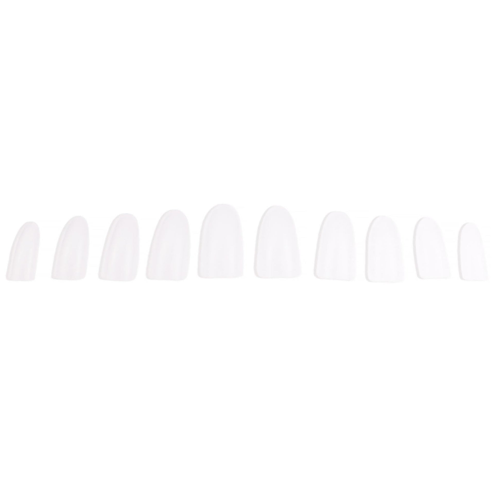 White Smoke Cuccio Long and Luxurious Full Coverage Nail Tips - Ultra Clear by Cuccio Pro for Women - 100 Count Nail Tips,(I0113905)