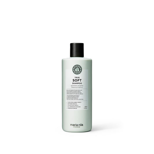 White Smoke Maria Nila True Soft, Moisturizing Shampoo For Dry Brittle Hair, Argan Oil Remoisturises & Reduces Frizz, 100% Vegan & Sulfate/Paraben free, 11.8 Fl Oz