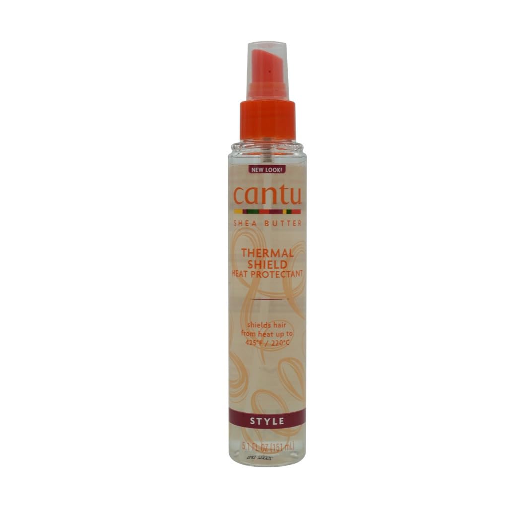 Rosy Brown Cantu Shea Butter Thermal Shield Heat Protectant 5.1 Ounce (Pack of 3)