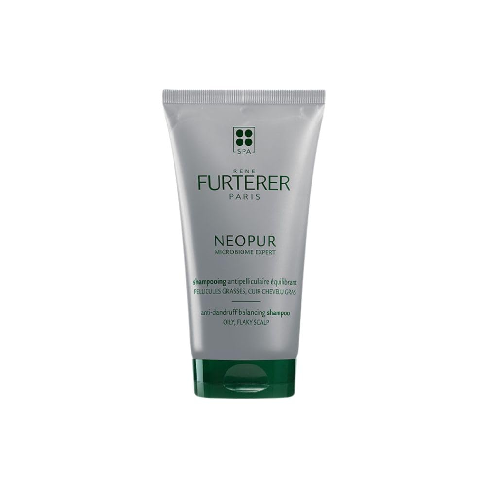 White Smoke Rene Furterer NEOPUR Scalp Balancing Shampoo - For Oily Scalps Prone to Loose Dandruff - With Wild Ginger & Celery Seed - Dermatologist Tested - 5 fl. oz.