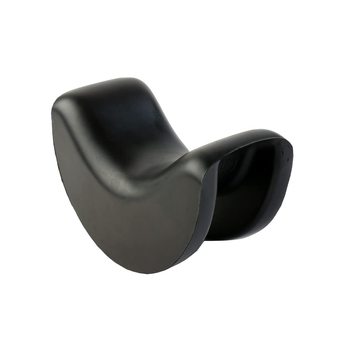 White Smoke Betty Dain Neck-EEZ Shampoo Bowl Neck Rest, Durable Sealed Foam Rubber, Provides Premium Comfort at Shampoo Bowl, Easy to Clean and Sanitize, Waterproof, Black