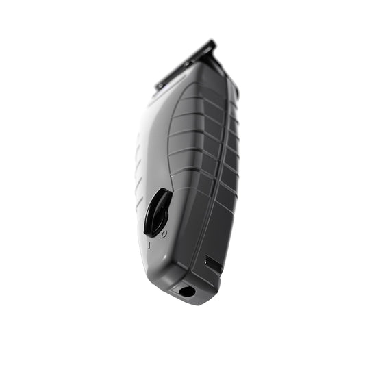 White Smoke Andis 74055 Professional Corded/Cordless Hair & Beard Trimmer, Zero Gapped, Close Cutting Carbon Steel T-Outliner Blade, Grey