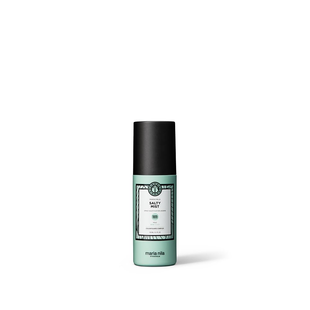 White Smoke Maria Nila Salty Mist, Hold 2/5, For a Light Beach Look, 100% Vegan & Sulfate/Paraben free, 5.1 Fl Oz