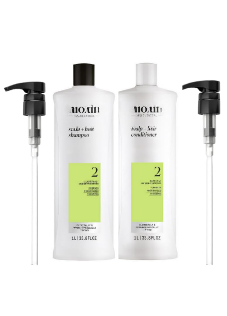 White Smoke System 2 Cleanser Shampoo And Scalp Therapy Conditioner 33.8 Ounces (Pumps Included)
