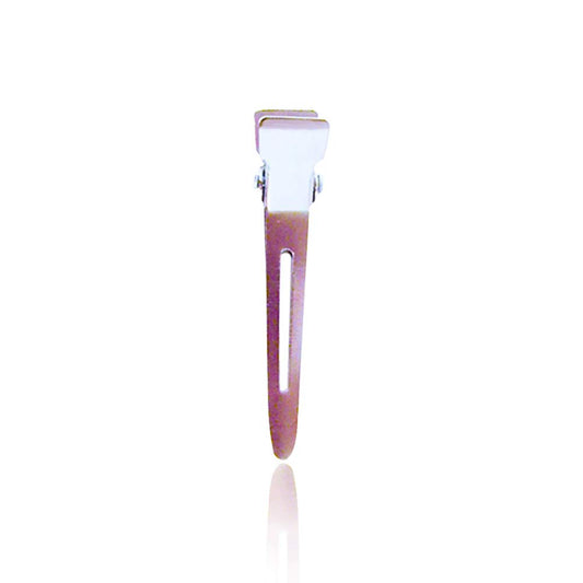 White Smoke Burmax Soft N Style Beauty Salon 80 Single Prong Pin Curl Hair Styling Clips HC-592,One Size
