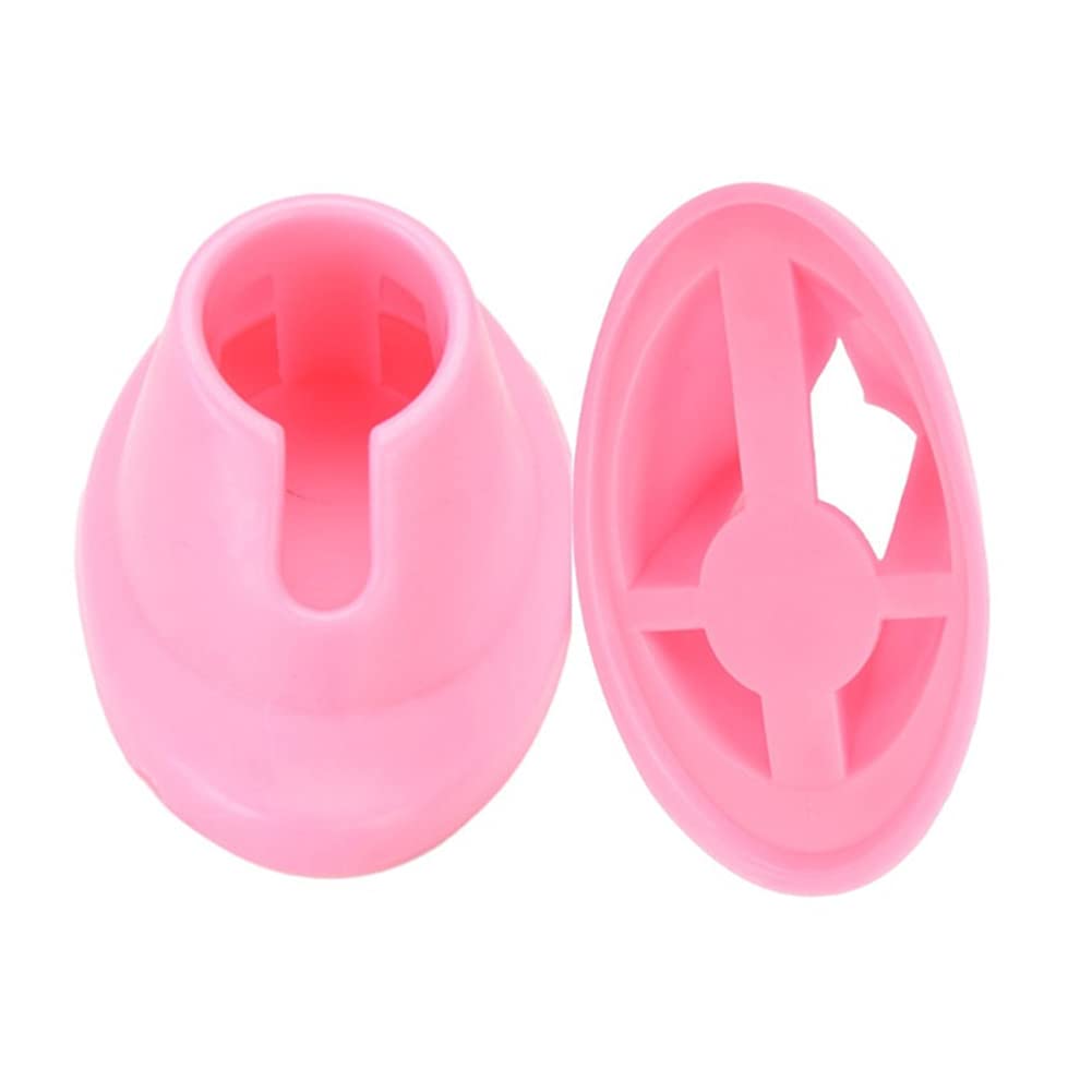 White Smoke SUKPSY 4 Pcs Soft Rubber Nail Polish Bottle Holder Anti-spill Bottle Stand Manicure Display Tools Nail Art Supplies for Nail Organizer Display