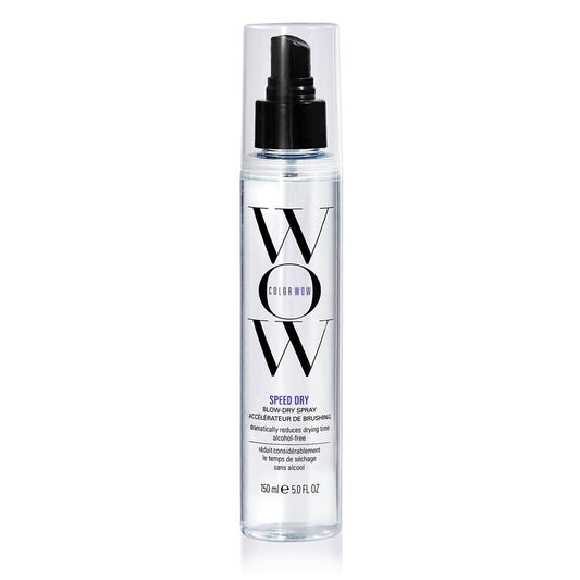 Lavender COLOR WOW Speed Dry Blow Dry Spray – Cut Blow Dry Time by 30% | Heat Protectant, Prevent Breakage | Cruelty-Free & Gluten-Free