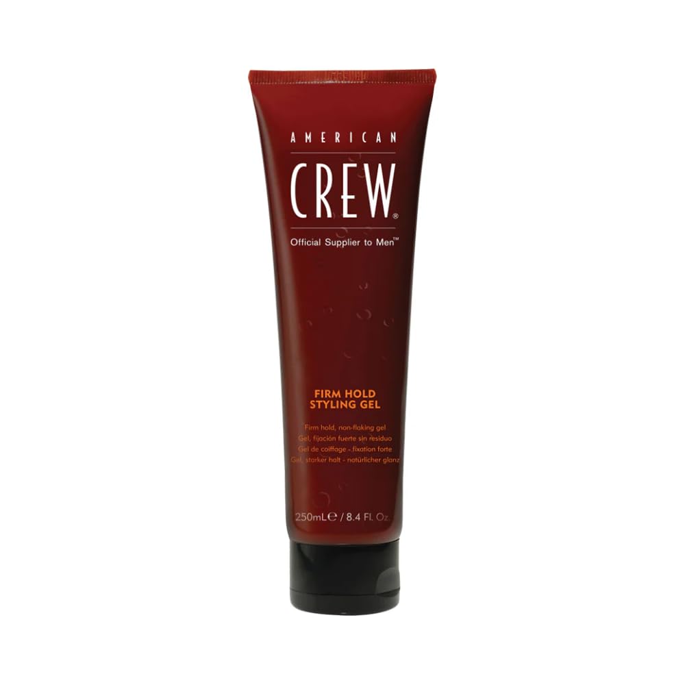 White Smoke American Crew Firm Hold Styling Gel, 8.4 oz