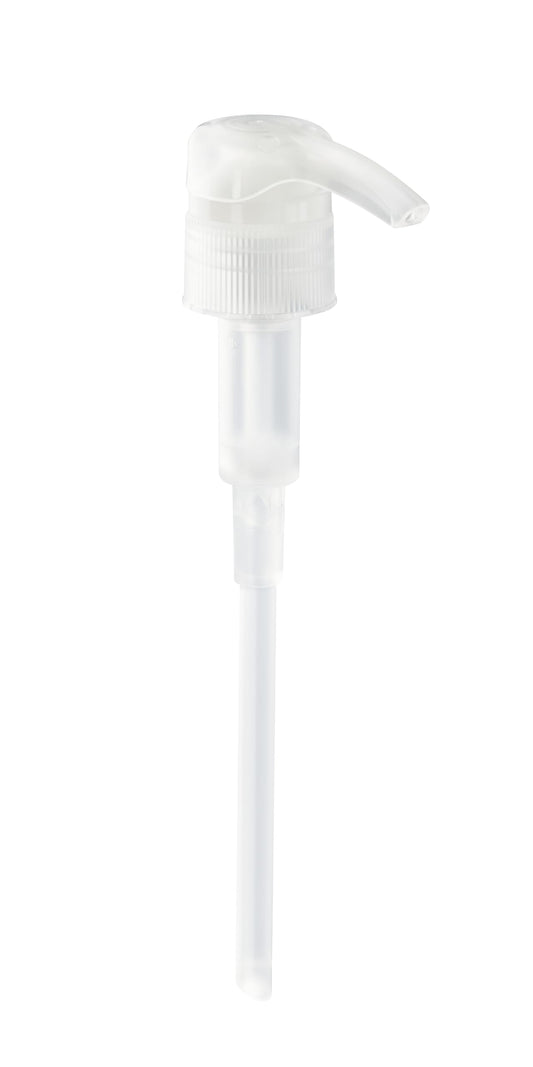 White Smoke Wella Professionals White Pump Dispenser for Shampoo & Conditioner Liter Bottles, 33.8 oz Sizes