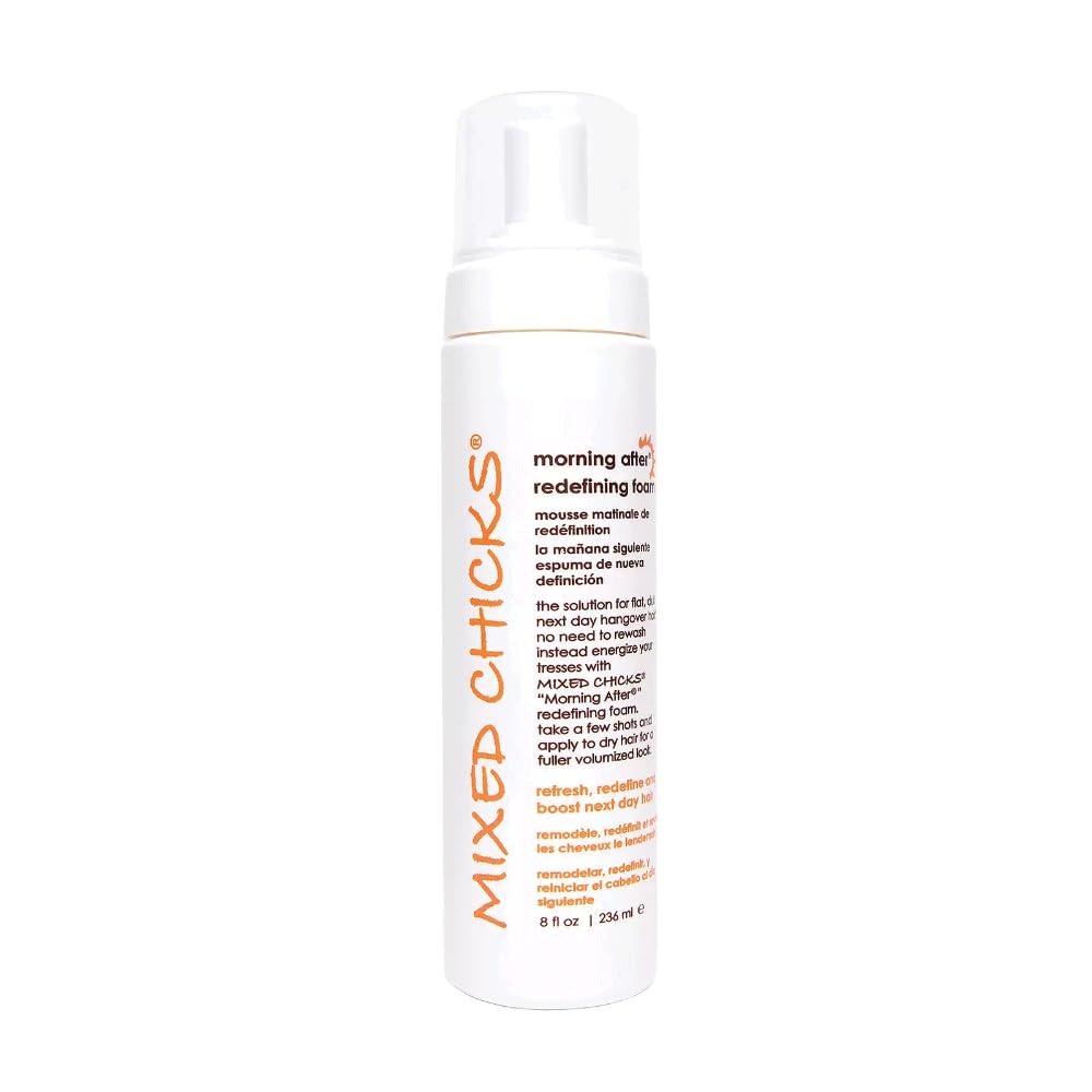 White Smoke Mixed Chicks Morning After Redefining Hair Foam, 8 fl.oz. / 236ml