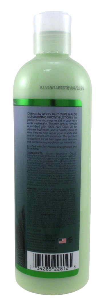 White Smoke Africas Best Orig Olive Oil Max Strength Grow Lotion 12 Ounce (355ml) (6 Pack)