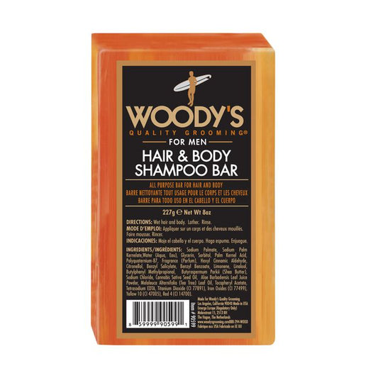Black Woodys Hair & Body Shampoo Bar
