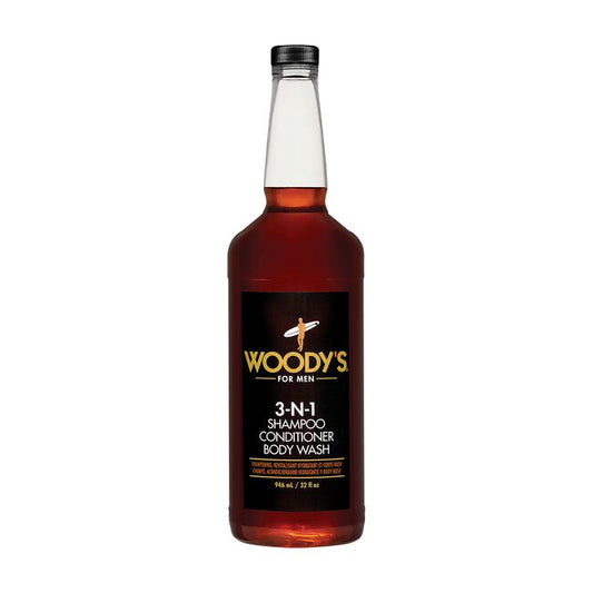 White Smoke Woodys 3-in-1 Shampoo/Conditioner/Body Wash