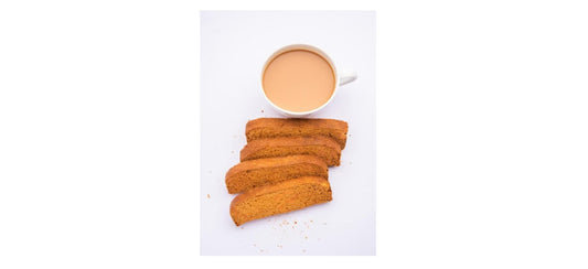 White Smoke Meerut Chaitime Eggless Suji Rusks|Milk Toast/Rusk/Toast/Premium Long Rusk/cake rusk/Toast-800g(400g*2Pac)