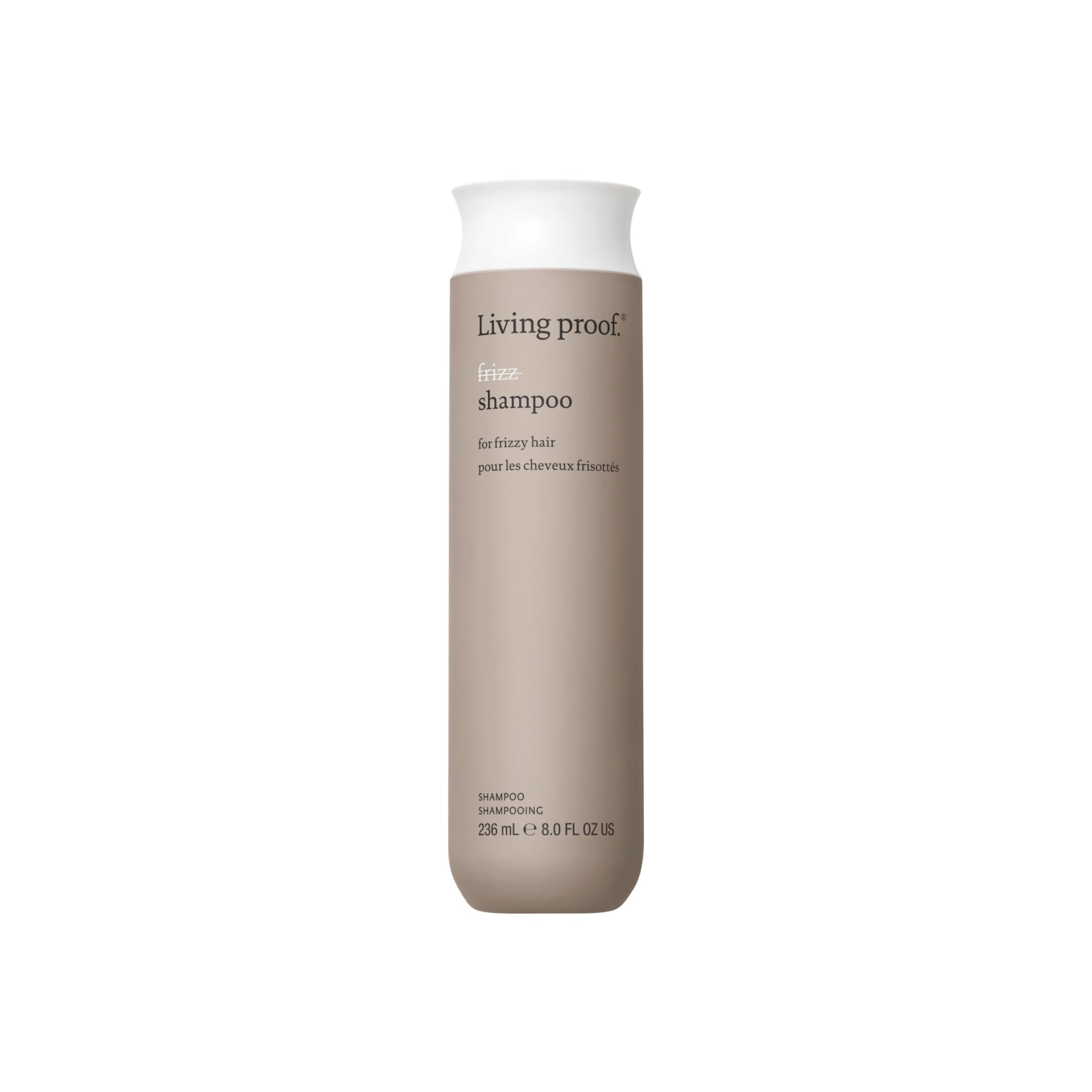 Dark Gray Living Proof No Frizz Shampoo Controls Frizz, Smoothes and Softens Hair for All Hair Types, 8 oz