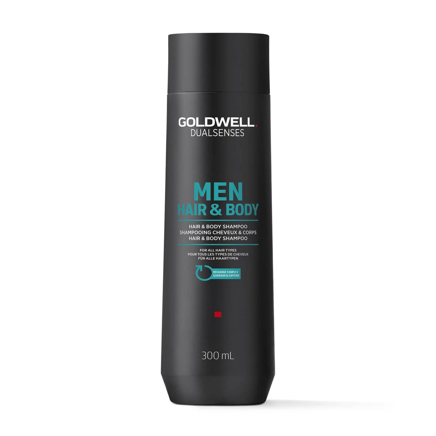 Dark Slate Gray Goldwell Dualsenses Men Hair and Body Shampoo 300ml, 10.1 oz